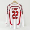 AC MILAN 2006 - 2007 UCL FINAL AWAY LONG SLEEVE RETRO FOOTBALL SHIRT AC MILAN 2006 - 2007 UCL FINAL AWAY LONG SLEEVE RETRO FOOTBALL SHIRT