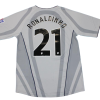 PARIS SAINT-GERMAIN SLIVER 2001-2002 AWAY SHIRT PARIS SAINT-GERMAIN SLIVER 2001-2002 AWAY SHIRT