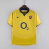 Arsenal 03/05 Away Retro Yellow Football Shirt Arsenal 03/05 Away Retro Yellow Football Shirt