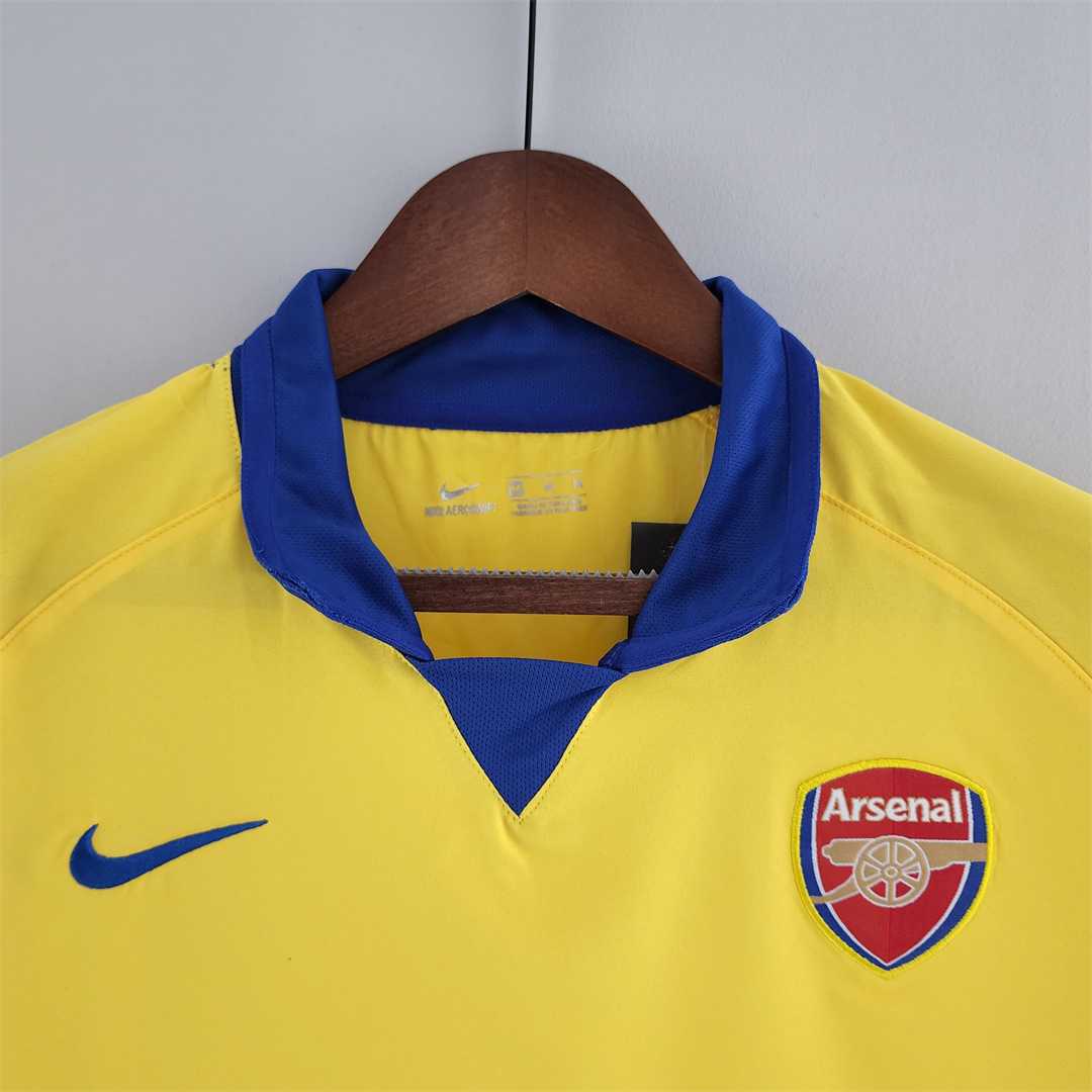 a_01-46-1.jpg Arsenal 03/05 Away Retro Yellow Football Shirt