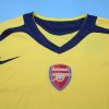 Arsenal 2005/2006 Retro Yellow Away Shirt Arsenal 2005/2006 Retro Yellow Away Shirt
