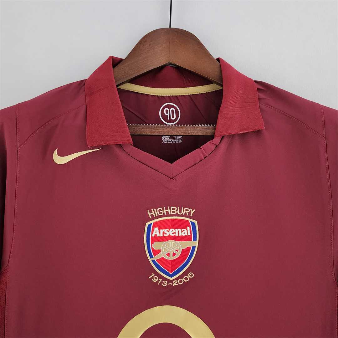 a_01-46.jpg Arsenal 2005/2006 Long Sleeve retro Home Century Soccer Jersey