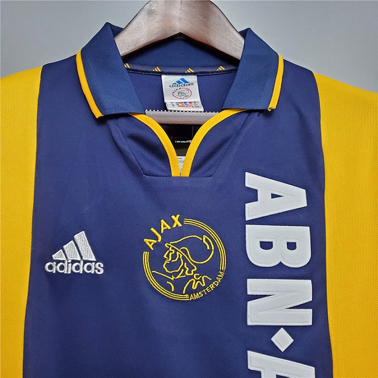 a_01_15.jpg Ajax 2000 Yellow Retro Away Football Shirt
