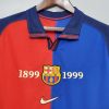 BARCELONA 1999 ANNIVERSARY HOME RETRO FOOTBALL SHIRT BARCELONA 1999 ANNIVERSARY HOME RETRO FOOTBALL SHIRT