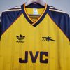 Arsenal 1988/1989 Retro Away Yellow Soccer Jersey Arsenal 1988/1989 Retro Away Yellow Soccer Jersey