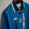 Ajax 1995/1996 Retro Away Blue Soccer Jersey Ajax 1995/1996 Retro Away Blue Soccer Jersey