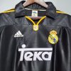REAL MADRID 1998 AWAY BLACK RETRO FOOTBALL SHIRT REAL MADRID 1998 AWAY BLACK RETRO FOOTBALL SHIRT