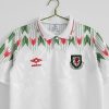 Wales 1990 -1992 Retro White Away Retro Football Shirt