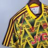 Arsenal 1991/1993 Retro Bruised Banana Away Yellow Soccer Jersey Arsenal 1991/1993 Retro Bruised Banana Away Yellow Soccer Jersey