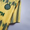 Celtic 89/91 Away Yellow Retro Football Shirt Celtic 89/91 Away Yellow Retro Football Shirt