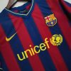 BARCELONA 2009 -2010 RETRO HOME FOOTBALL SHIRT