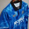 NEWCASTLE UNITED 1994-1996 BLUE AWAY RETRO FOOTBALL SHIRT NEWCASTLE UNITED 1994-1996 BLUE AWAY RETRO FOOTBALL SHIRT