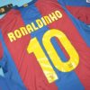 BARCELONA 2007 -2008 LONG SLEEVE RETRO HOME FOOTBALL SHIRT BARCELONA 2007 -2008 LONG SLEEVE RETRO HOME FOOTBALL SHIRT