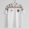 Wales 1990 -1992 Retro White Away Retro Football Shirt