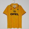 AC MILAN 1995 - 1996 AWAY THIRD YELLOW RETRO FOOTBALL SHIRT AC MILAN 1995 - 1996 AWAY THIRD YELLOW RETRO FOOTBALL SHIRT
