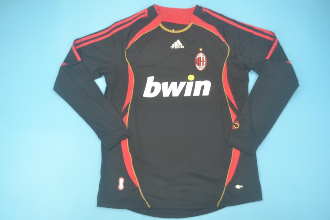 a_13_a456dbb8-9c99-478b-8e7a-9f8dddcf3aaa.jpg AC MILAN 2006 - 2007 Away Third Black Long Sleeve RETRO FOOTBALL SHIRT