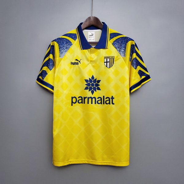 Parma 1995-1997 Yellow Retro Football Shirt