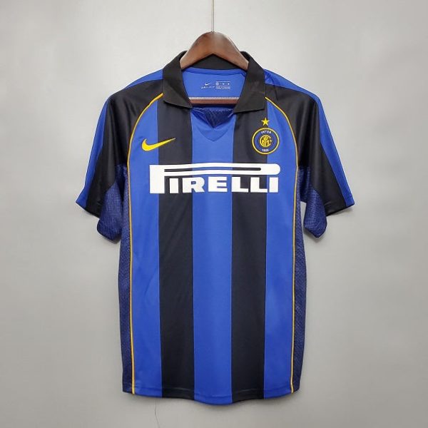 INTER MILAN HOME 2001 RETRO FOOTBALL SHIRT
