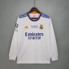REAL MADRID HOME 2021-2022 CHAMPIONS LEAGUE LONG SLEEVE FOOTBALL SHIRT REAL MADRID HOME 2021-2022 CHAMPIONS LEAGUE LONG SLEEVE FOOTBALL SHIRT