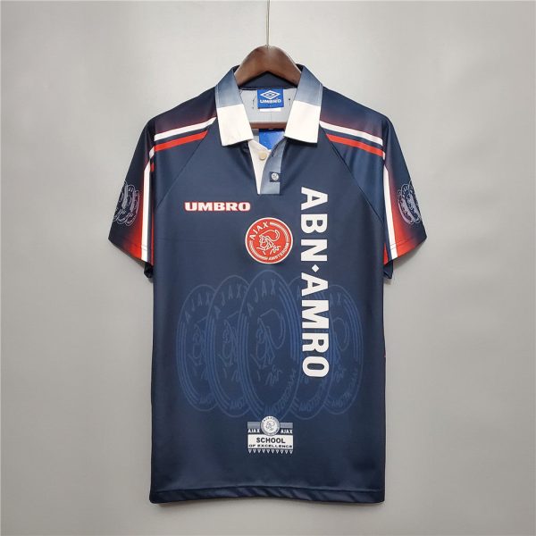 Ajax 1997 Blue Away Retro Football Shirt