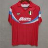 NAPOLI 1990 -1991 RED AWAY RETRO FOOTBALL SHIRT NAPOLI 1990 -1991 RED AWAY RETRO FOOTBALL SHIRT