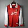 Arsenal 1998-2000 Home Retro Long Sleeve Soccer Jersey Arsenal 1998-2000 Home Retro Long Sleeve Soccer Jersey