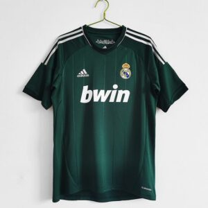 REAL MADRID 2012 GREEN AWAY RETRO FOOTBALL SHIRT