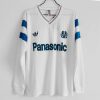 MARSEILLE 1990-1991 HOME LONG SLEEVE RETRO FOOTBALL SHIRT MARSEILLE 1990-1991 HOME LONG SLEEVE RETRO FOOTBALL SHIRT