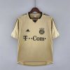 BAYERN MUNICH 2004 AWAY GOLD FOOTBALL SHIRT BAYERN MUNICH 2004 AWAY GOLD FOOTBALL SHIRT