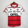 BAYERN MUNICH 1995-1997 AWAY RED/ WHITE RETRO FOOTBALL SHIRT BAYERN MUNICH 1995-1997 AWAY RED/ WHITE RETRO FOOTBALL SHIRT