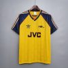 Arsenal 1988/1989 Retro Away Yellow Soccer Jersey Arsenal 1988/1989 Retro Away Yellow Soccer Jersey