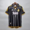 REAL MADRID 1998 AWAY BLACK RETRO FOOTBALL SHIRT REAL MADRID 1998 AWAY BLACK RETRO FOOTBALL SHIRT