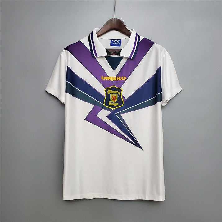 a_5befd0ed-df04-4c8a-94d7-95175b040a1e.jpg SCOTLAND EURO 1996 WHITE AWAY RETRO FOOTBALL SHIRT