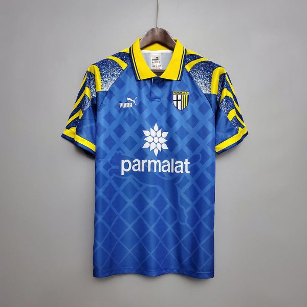 Parma 1995-1997 Blue Away Retro Football Shirt