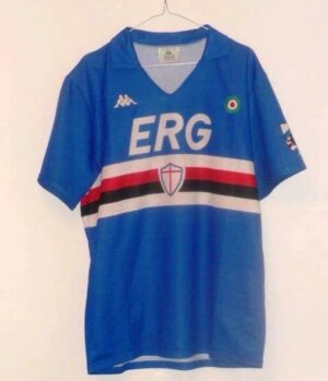 SAMPDOIRA 1989-1990 HOME  RETRO  FOOTBALL SHIRT