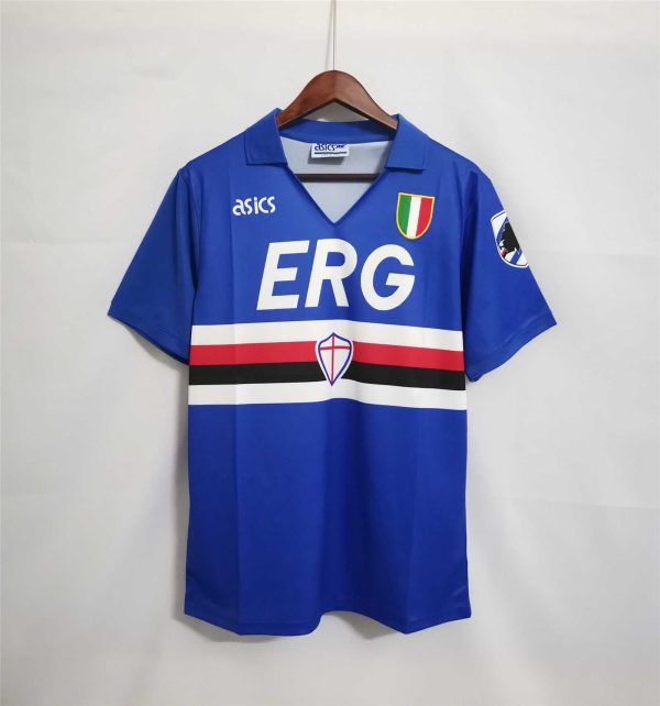 SAMPDOIRA 1991- 1992 HOME RETRO FOOTBALL SHIRT