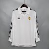 REAL MADRID HOME 2001 LONG SLEEVE RETRO FOOTBALL SHIRT REAL MADRID HOME 2001 LONG SLEEVE RETRO FOOTBALL SHIRT