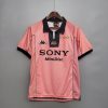 JUVENTUS 1997 AWAY PINK RETRO FOOTBALL SHIRT JUVENTUS 1997 AWAY PINK RETRO FOOTBALL SHIRT
