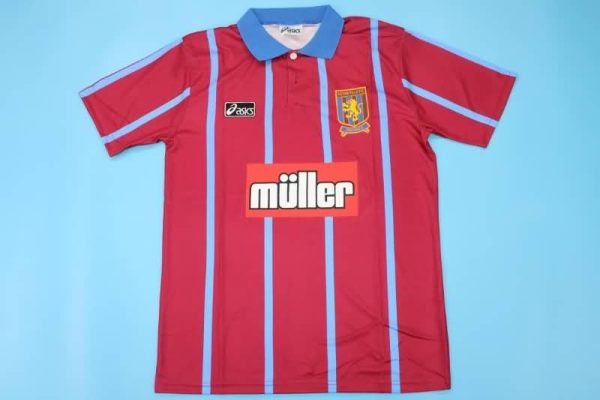 ASTON VILLA 1993-1995 HOME RETRO FOOTBALL SHIRT