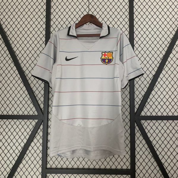 BARCELONA 2003/2005 SILVER AWAY SHIRT