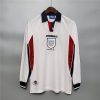 ENGLAND WORLD CUP 1998 LONG SLEEVE RETRO HOME FOOTBALL SHIRT