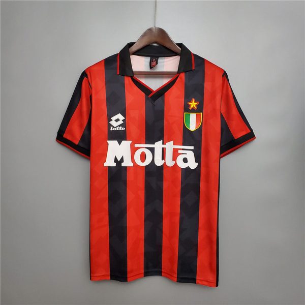 AC MILAN 1993 - 1994 HOME RETRO FOOTBALL SHIRT