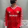 Manchester United Retro Jersey 1986 Long Sleeve Home Shirt Manchester United Retro Jersey 1986 Long Sleeve Home Shirt