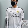 Real Madrid Retro Jersey 2014 Long Sleeve Home Shirt