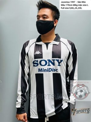 Juventus Retro Jersey 1997 Long Sleeve Home Shirt