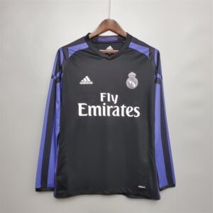 Real Madrid Retro Jersey 2015 Long Sleeve Away Shirt