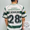Sporting Lisbon Retro Jersey 2002 Home Shirt Name Number Set #28 RONALDO