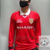 Manchester United Retro Jersey 1999 Long Sleeve Home Shirt Manchester United Retro Jersey 1999 Long Sleeve Home Shirt