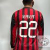 AC Milan Retro Jersey 2013 Long Sleeve Home Shirt Name Number Set #22 KAKA' AC Milan Retro Jersey 2013 Long Sleeve Home Shirt Name Number Set #22 KAKA'
