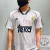 Real Madrid Retro Jersey 1998 Home Shirt Name Number Set #7 RAUL